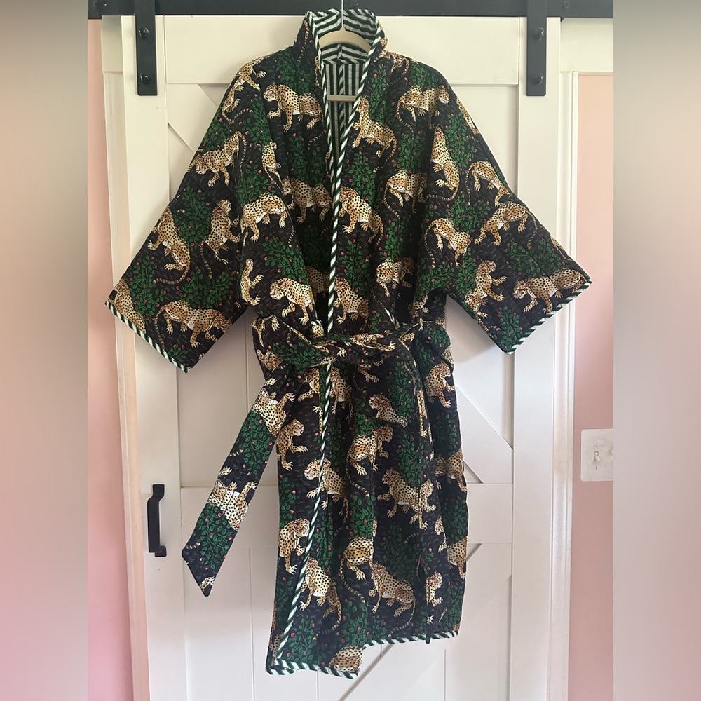 Quilted Reversible Printfresh Inspired Robe